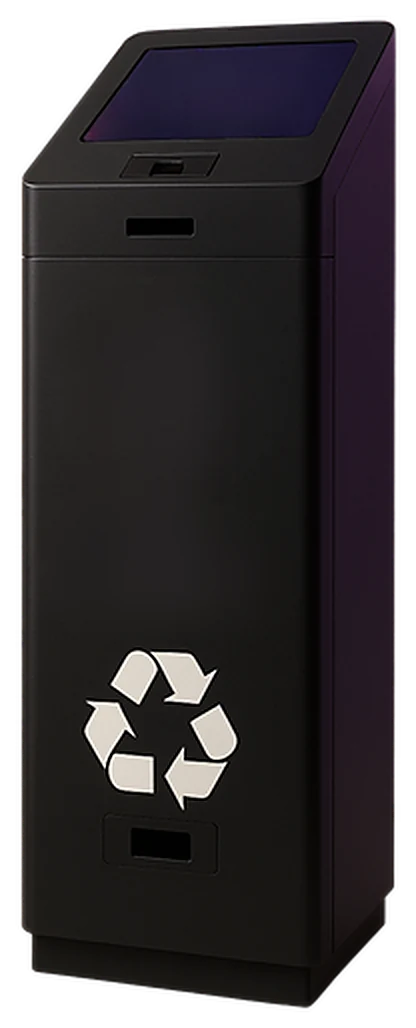 Borne Compact RVM noire avec écran incliné